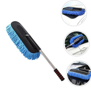 Plumeau de nettoyage de voiture en microfibre, Manche simple