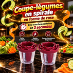 Charger l'image dans la galerie, Coupe-légumes en spirale en forme de rose, découper des carottes et des concombres en forme de rose,
