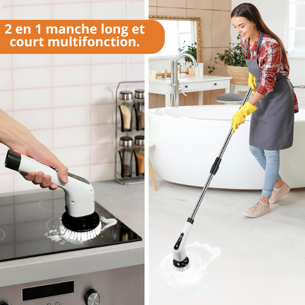 Appareil de nettoyage électrique rechargeable 8 en 1