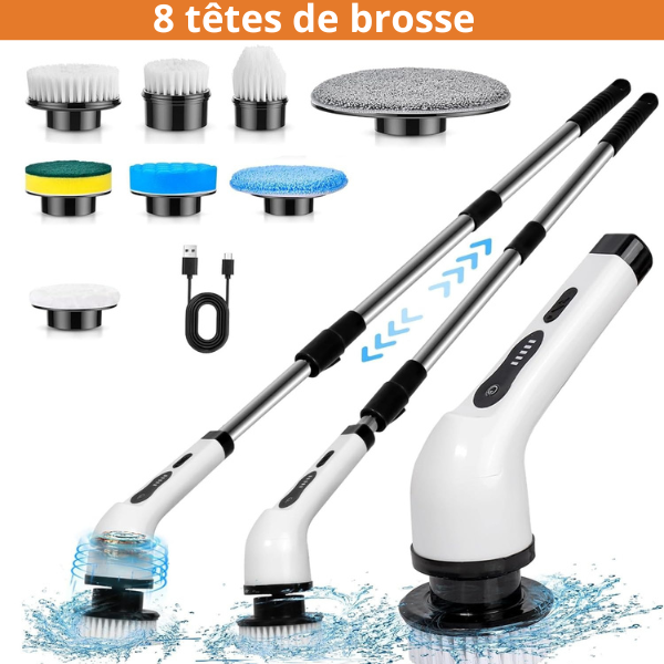 Appareil de nettoyage électrique rechargeable 8 en 1