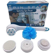 Brosse de bain-douche électrique 5 en 1 à pile