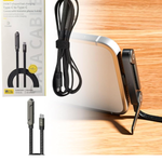 Charger l'image dans la galerie, Câble de charge rapide avec support de téléphone intégré 1,5 m de type C vers C
