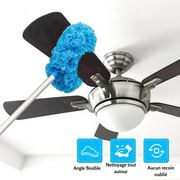 Nettoyeur de ventilateur de plafond réutilisable en microfibre