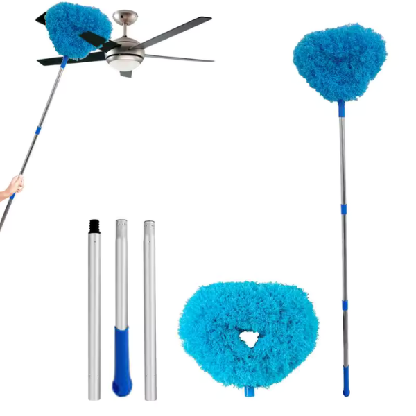 Nettoyeur de ventilateur de plafond réutilisable en microfibre