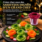 Charger l'image dans la galerie, Coupe-légumes en spirale en forme de rose, découper des carottes et des concombres en forme de rose,
