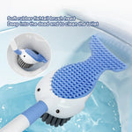 Charger l'image dans la galerie, Toilet Cleaning Brush Refillable Handle Dispenser Suction Cup Toilet Brush Wall Mounted Toilet Bowl Cleaner Brush for Bathroom
