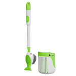 Charger l'image dans la galerie, Toilet Cleaning Brush Refillable Handle Dispenser Suction Cup Toilet Brush Wall Mounted Toilet Bowl Cleaner Brush for Bathroom
