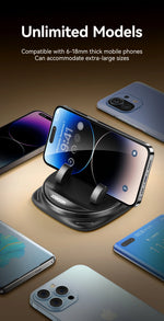 Charger l'image dans la galerie, Joyroom Dashboard Car Phone Holder Universal 360° Rotation Silicone Phone Mount One-Handed Operation Phone Holder For Car Use
