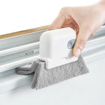 Charger l'image dans la galerie, 2 in 1 Groove Cleaning Tool Window Frame Door Groove Cleaning Brush Sliding Door Track Cleaning Tools Hand-held Crevice Cleaner
