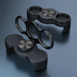 Charger l'image dans la galerie, Support de téléphone à double anneau et pince rotative à trois doigts
