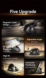 Charger l'image dans la galerie, Joyroom Dashboard Car Phone Holder Universal 360° Rotation Silicone Phone Mount One-Handed Operation Phone Holder For Car Use
