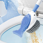 Charger l'image dans la galerie, Toilet Cleaning Brush Refillable Handle Dispenser Suction Cup Toilet Brush Wall Mounted Toilet Bowl Cleaner Brush for Bathroom
