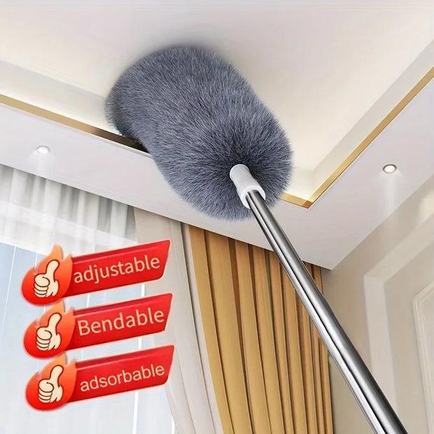 Plumeau rétractable multifonction avec tête flexible