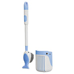 Charger l'image dans la galerie, Toilet Cleaning Brush Refillable Handle Dispenser Suction Cup Toilet Brush Wall Mounted Toilet Bowl Cleaner Brush for Bathroom
