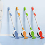 Charger l'image dans la galerie, Toilet Cleaning Brush Refillable Handle Dispenser Suction Cup Toilet Brush Wall Mounted Toilet Bowl Cleaner Brush for Bathroom
