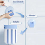 Charger l'image dans la galerie, Toilet Cleaning Brush Refillable Handle Dispenser Suction Cup Toilet Brush Wall Mounted Toilet Bowl Cleaner Brush for Bathroom
