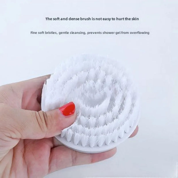 36cm Long Handle Electric Waterproof Massage Scrubber Cleaning Bath Body Wash Shower Spinning Spa Brushes