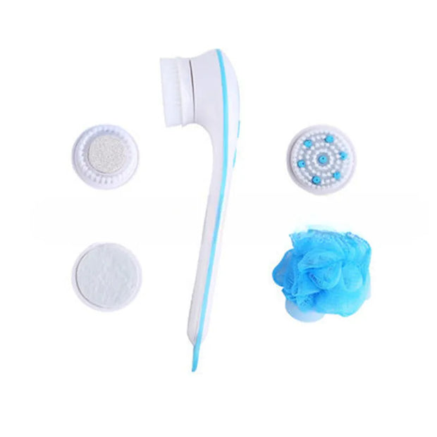 36cm Long Handle Electric Waterproof Massage Scrubber Cleaning Bath Body Wash Shower Spinning Spa Brushes
