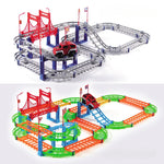 Charger l'image dans la galerie, Electric Rail Car Assembly High-speed Track Small Train Car Diy Educational Boys Toys for Children
