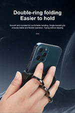 Charger l'image dans la galerie, Support de téléphone à double anneau et pince rotative à trois doigts
