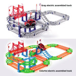 Charger l'image dans la galerie, Electric Rail Car Assembly High-speed Track Small Train Car Diy Educational Boys Toys for Children

