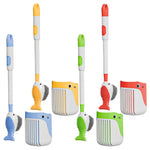 Charger l'image dans la galerie, Toilet Cleaning Brush Refillable Handle Dispenser Suction Cup Toilet Brush Wall Mounted Toilet Bowl Cleaner Brush for Bathroom
