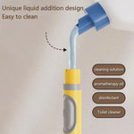 Charger l'image dans la galerie, 1PCS Wall-Mounted &amp; Floor-Standing Dual-Use Toilet Brush with No-Dead-Angle Suction Cup Long Handle Spray Duck Design for Bathro
