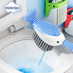 Charger l'image dans la galerie, Toilet Cleaning Brush Refillable Handle Dispenser Suction Cup Toilet Brush Wall Mounted Toilet Bowl Cleaner Brush for Bathroom
