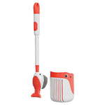 Charger l'image dans la galerie, Toilet Cleaning Brush Refillable Handle Dispenser Suction Cup Toilet Brush Wall Mounted Toilet Bowl Cleaner Brush for Bathroom
