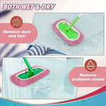 Charger l'image dans la galerie, 2pcs Dry Sweeping Cloth Chenille Mop Cloth Cover Set Swiffer Reusable Pads Dry Sweeping Machine Washable Refill Pads for Home
