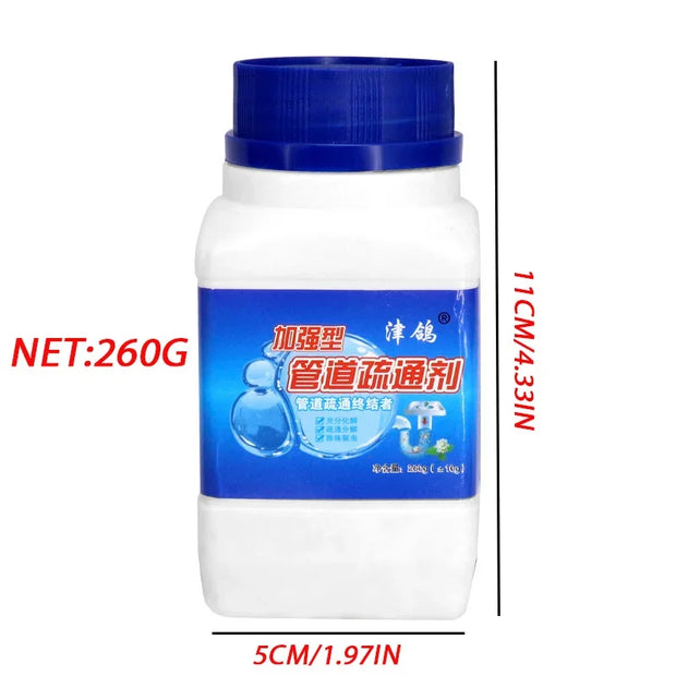 Pipeline Dredging Agent Bathroom Kitchen Floor Drain 260g Drain Cleaner Deodorization Toilet Clog Remover Bathroom Accessories