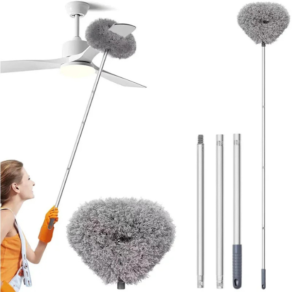 Nettoyeur de ventilateur de plafond réutilisable en microfibre